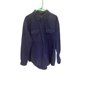 Weatherproof Shirt Mens 2XL Navy Long Sleeve Chamois Button Down Casual Work